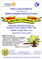 Auction of Promises in aid of Bedford Hospital Charity & Friends